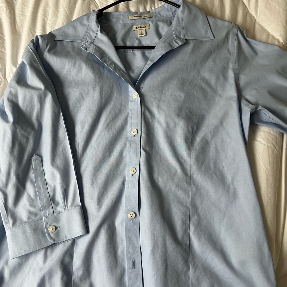 L.L. Bean Classic Blue Dress Shirt